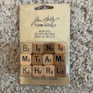Tim Holtz Idea-ology Alpha Dice